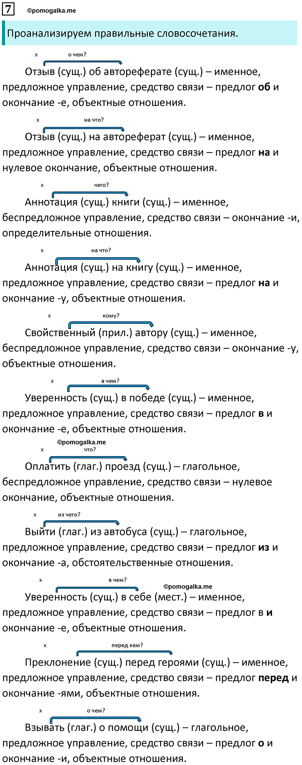часть 2 страница 14 упражнение 7 русский язык 10-11 класс Гольцова 2022 год