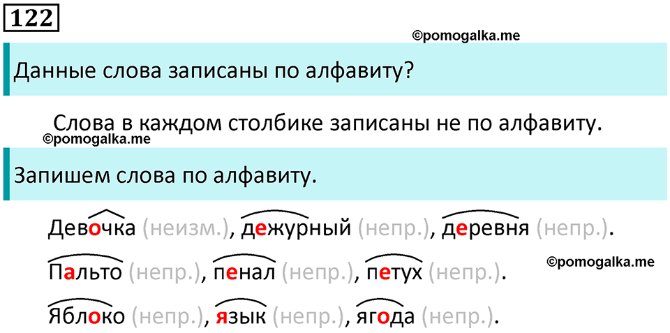 часть 1 упражнение 122 русский язык 2 класс Канакина, Горецкий 2024 год
