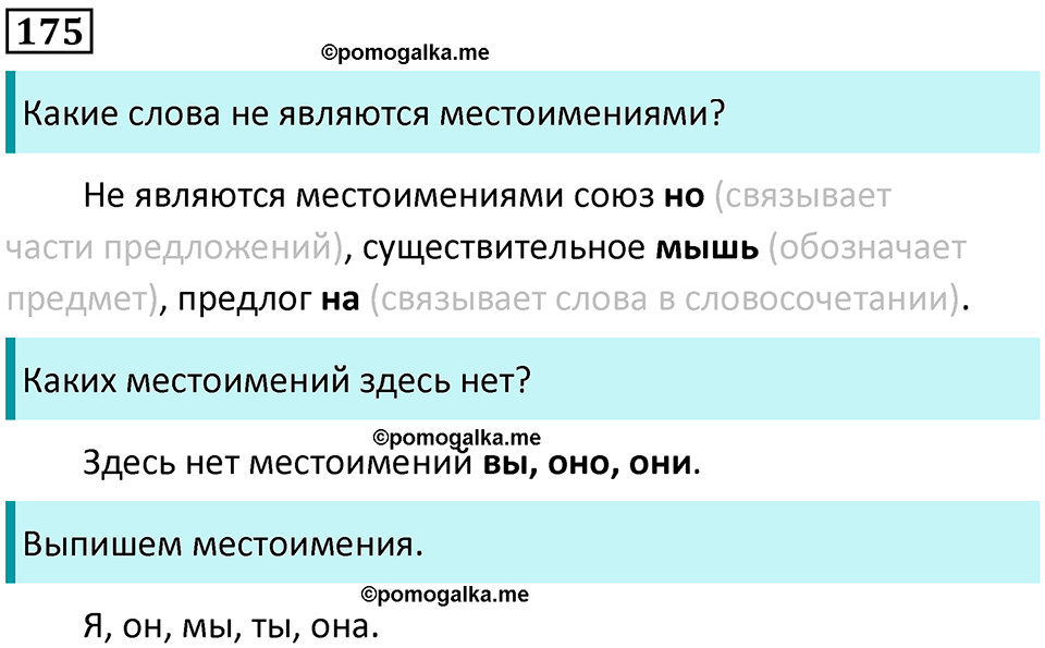 часть 2 упражнение 175 русский язык 2 класс Канакина, Горецкий 2024 год