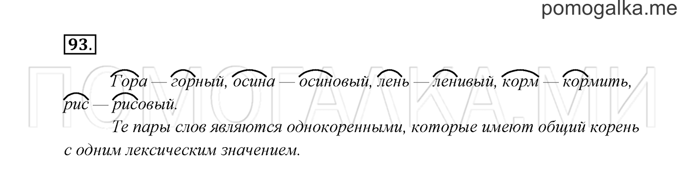 Русский язык стр 93 упр 160