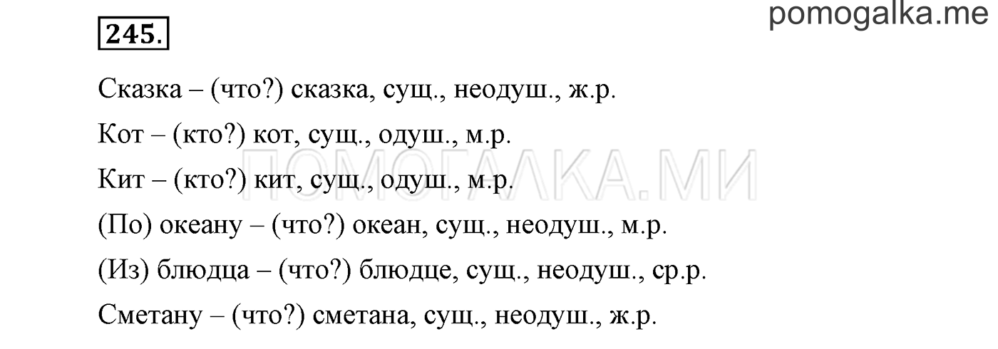 часть 2 страница 27 упражнение 245 русский язык 3 класс Бунеев, Бунеева, Пронина 2015 год