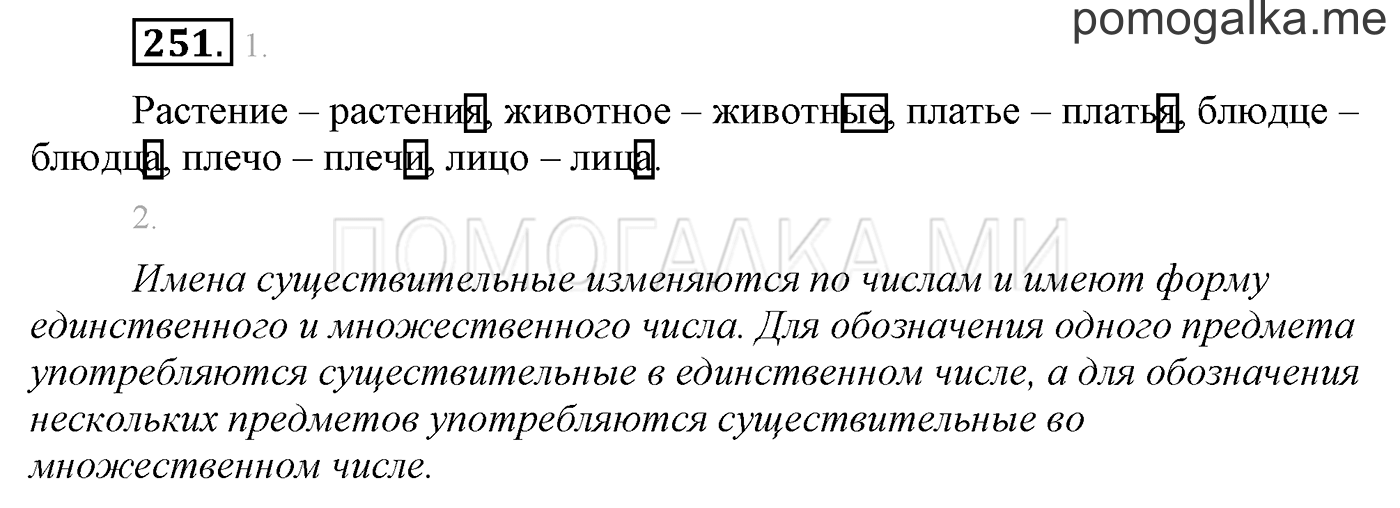 часть 2 страница 33 упражнение 251 русский язык 3 класс Бунеев, Бунеева, Пронина 2015 год