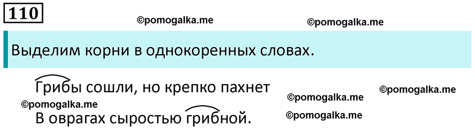 часть 1 страница 61 упражнение 110 русский язык 3 класс Канакина, Горецкий 2024