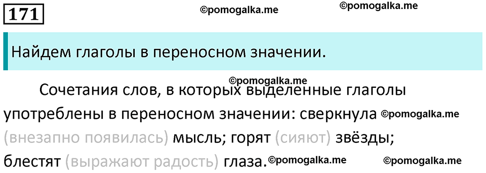 часть 2 страница 101 упражнение 171 русский язык 3 класс Канакина, Горецкий 2024