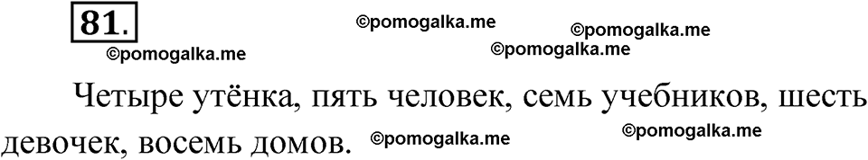 часть 1 упражнение 81 русский язык 3 класс Канакина рабочая тетрадь 2025 год