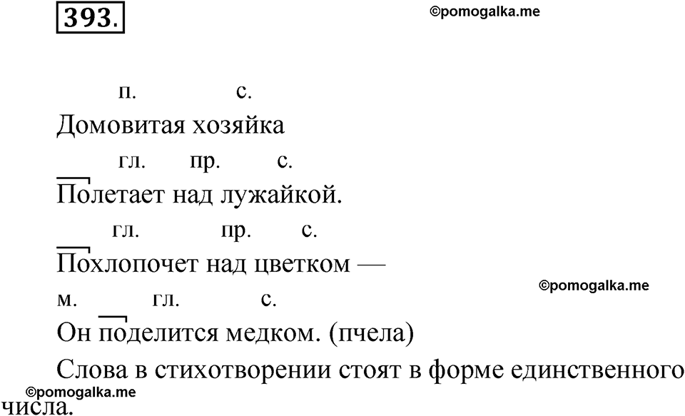 часть 2 упражнение 393 русский язык 3 класс Рамзаева 2025