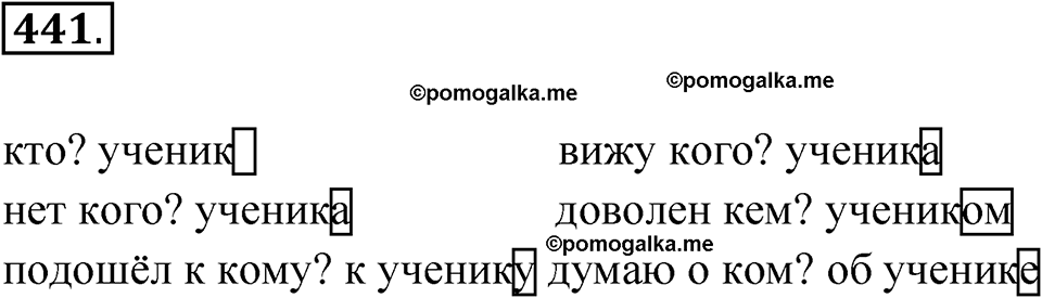 часть 2 упражнение 441 русский язык 3 класс Рамзаева 2025