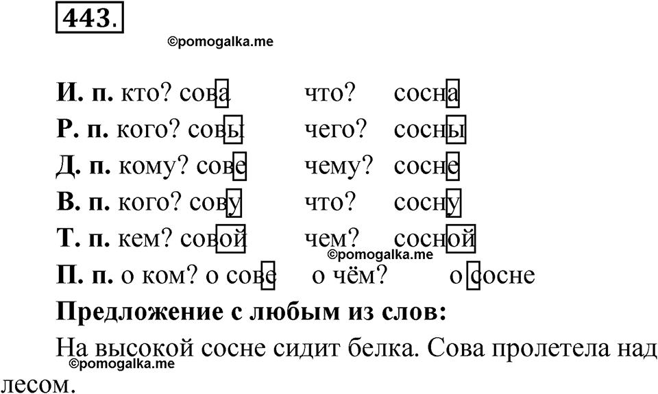 часть 2 упражнение 443 русский язык 3 класс Рамзаева 2025