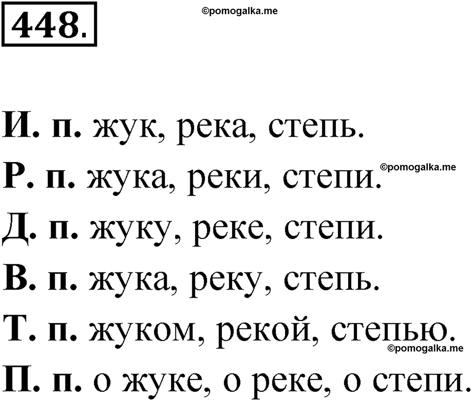 часть 2 упражнение 448 русский язык 3 класс Рамзаева 2025