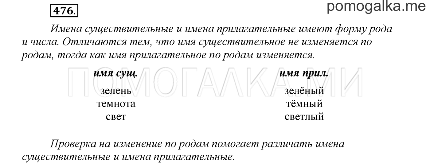 страница 61 упражнение 476 русский язык 3 класс соловейчик 2 часть 2019 год