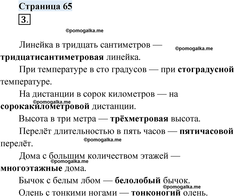 страница 65 русский родной язык 4 класс Александрова 2023 год