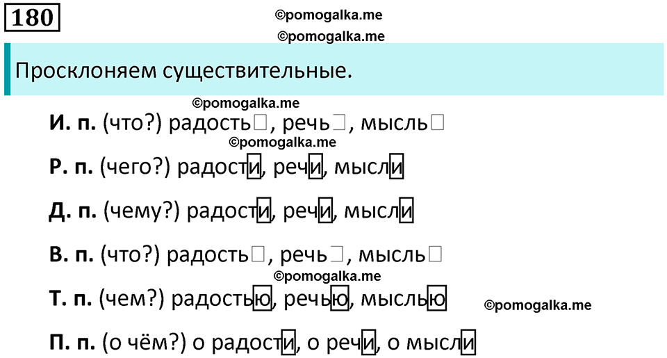 часть 1 упражнение 180 русский язык 4 класс Канакина 2023 год