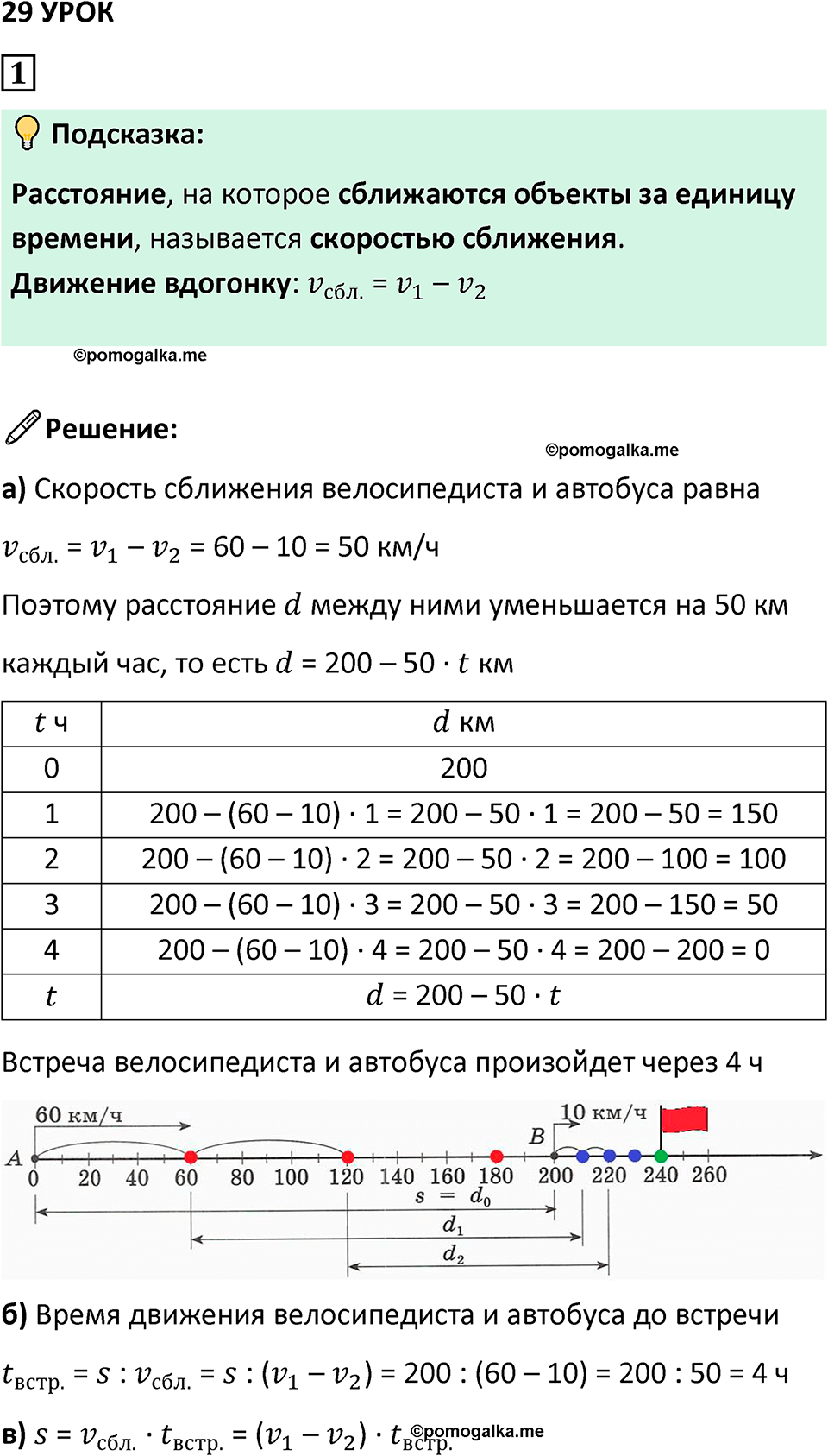 страница 100 часть 2 урок 29 номер 1 математика 4 класс Петерсон учебник-тетрадь учусь учиться 2024