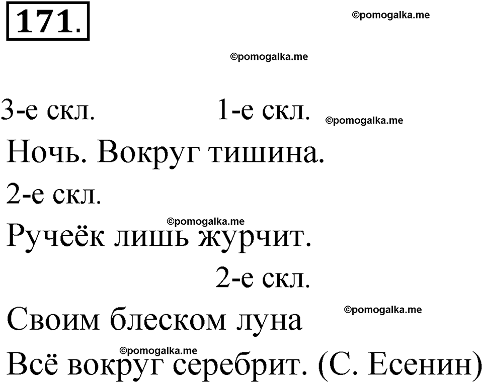 часть 1 страница 90 упражнение 171 русский язык 4 класс Рамзаева 2025