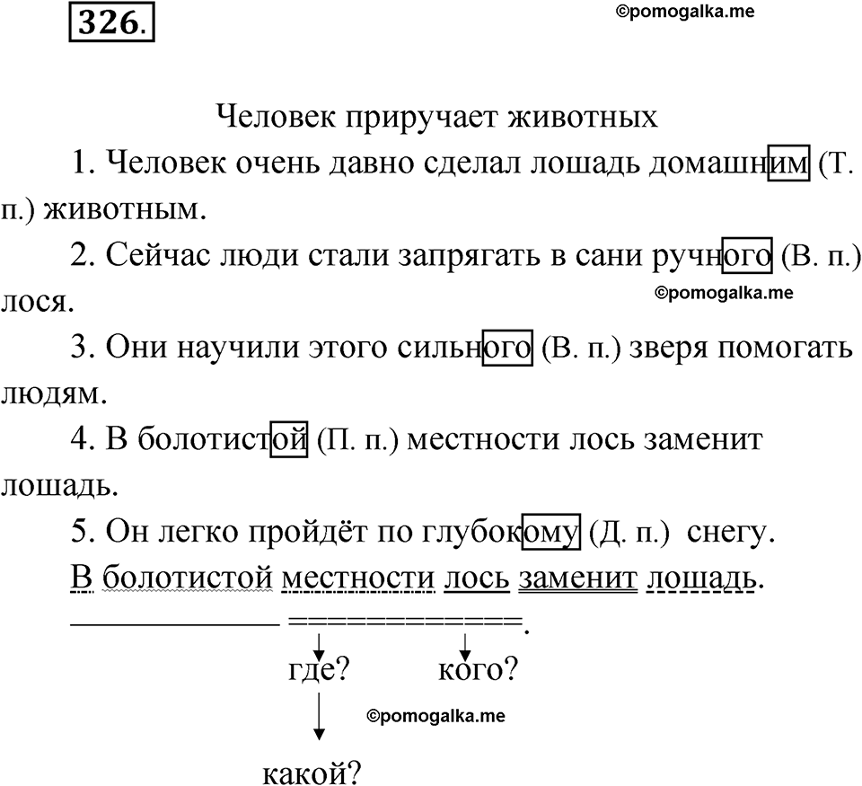 часть 2 страница 25 упражнение 326 русский язык 4 класс Рамзаева 2025