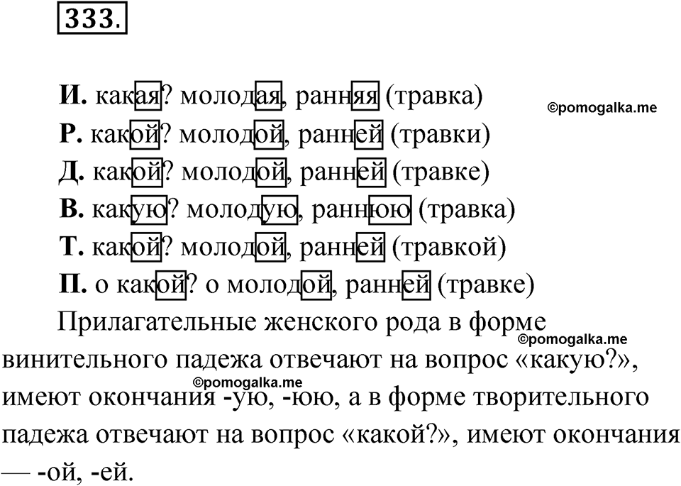 часть 2 страница 28 упражнение 333 русский язык 4 класс Рамзаева 2025