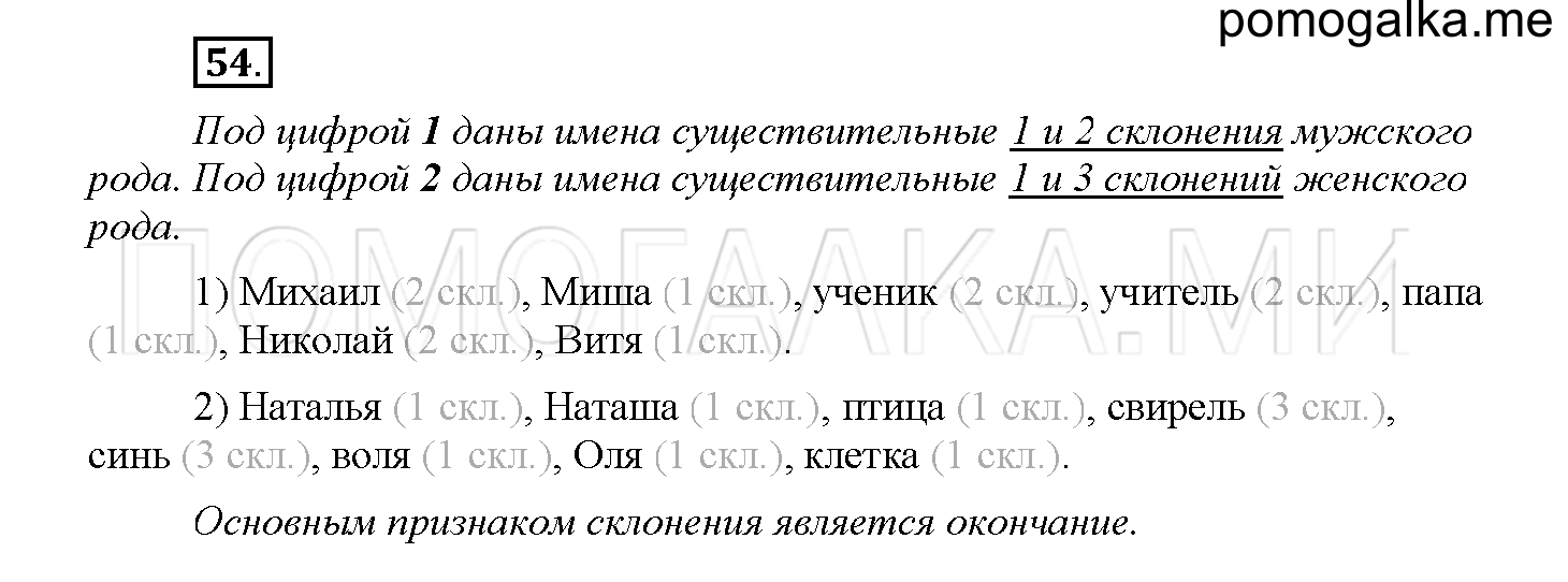 Часть 2 страница 24 Упражнение 54 русский язык 4 класс Желтовская 2013 год