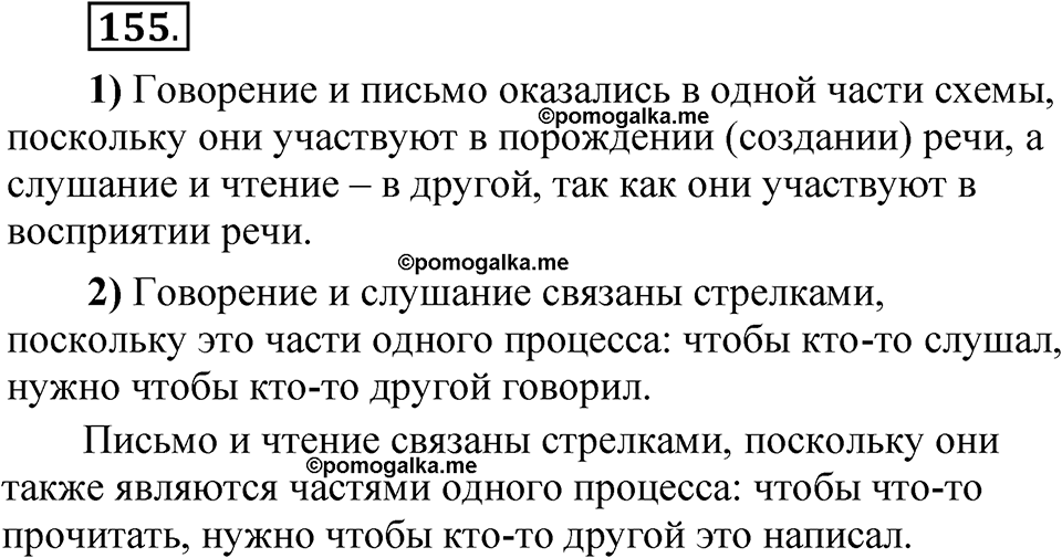 упражнение 155 русский язык 5 класс Александрова 2022