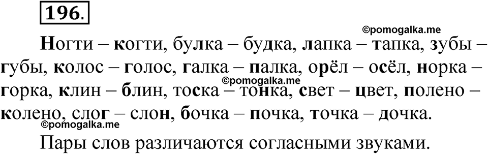 страница 159 упражнение 196 русский язык 5 класс Быстрова, Кибирева 1 часть 2021 год