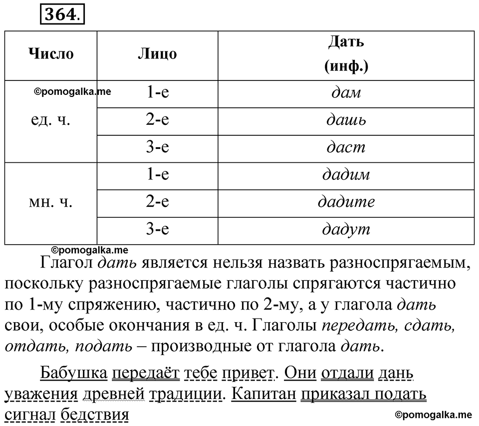 Упражнение 364 - ГДЗ по русскому языку 5 класс Быстрова, Кибирева 2 часть