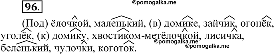 страница 58 упражнение 96 русский язык 5 класс Быстрова, Кибирева 2 часть 2021 год