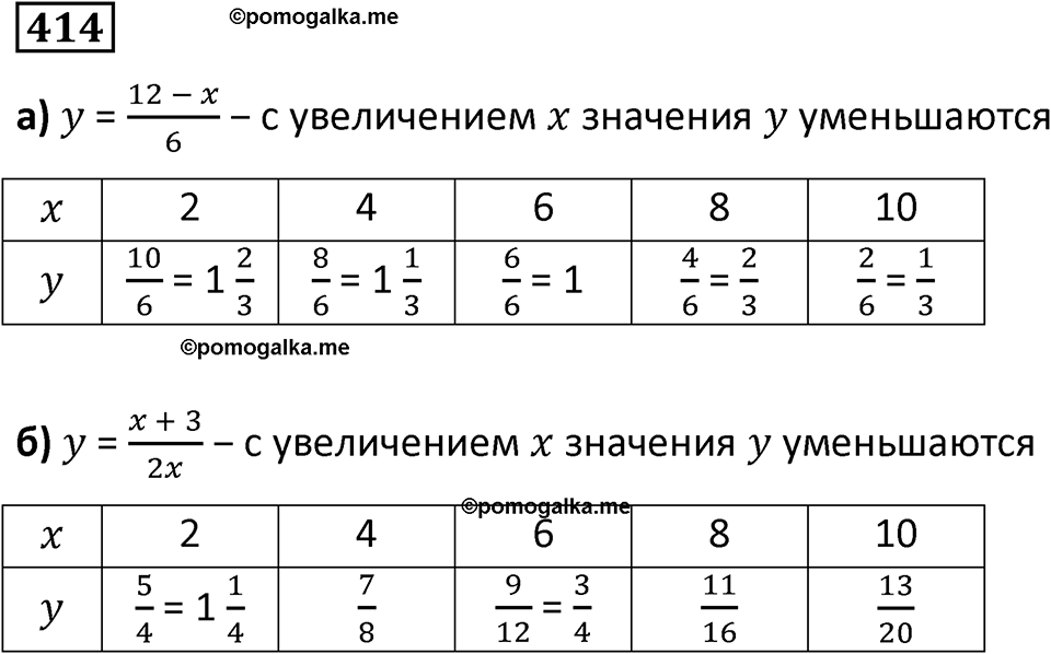 часть 2 страница 85 номер 414 математика 5 класс Дорофеев, Петерсон учебник 2024