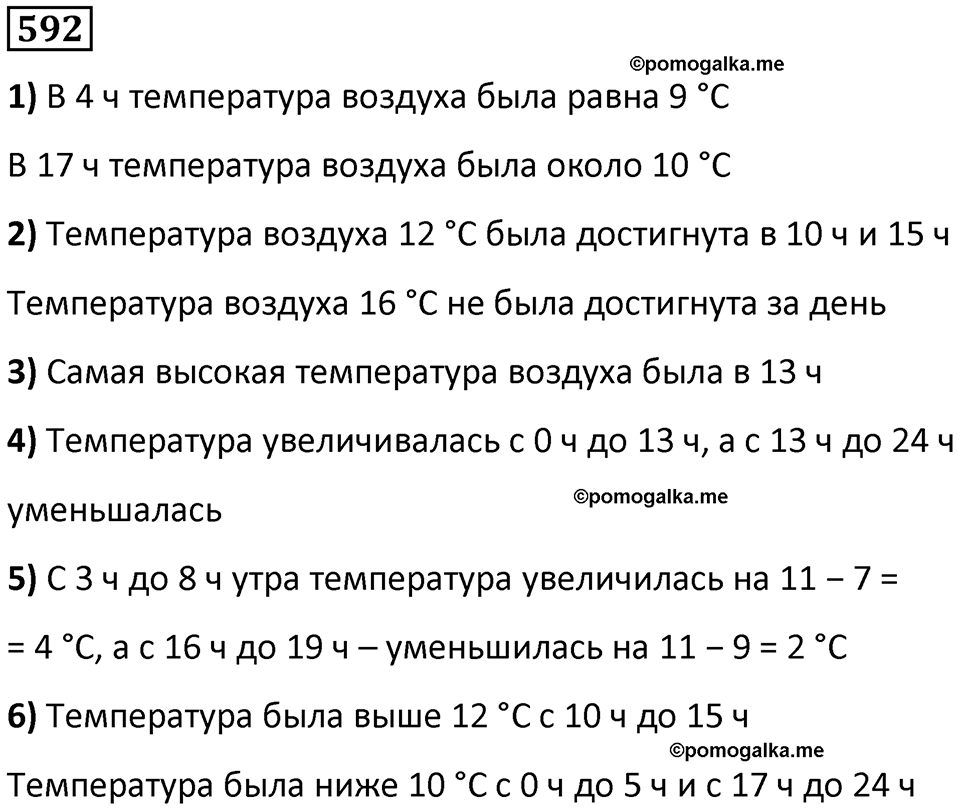 часть 2 страница 127 номер 592 математика 5 класс Дорофеев, Петерсон учебник 2024