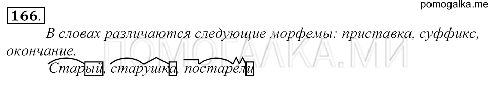 упражнение 166 русский язык 5 класс Купалова 2012 год