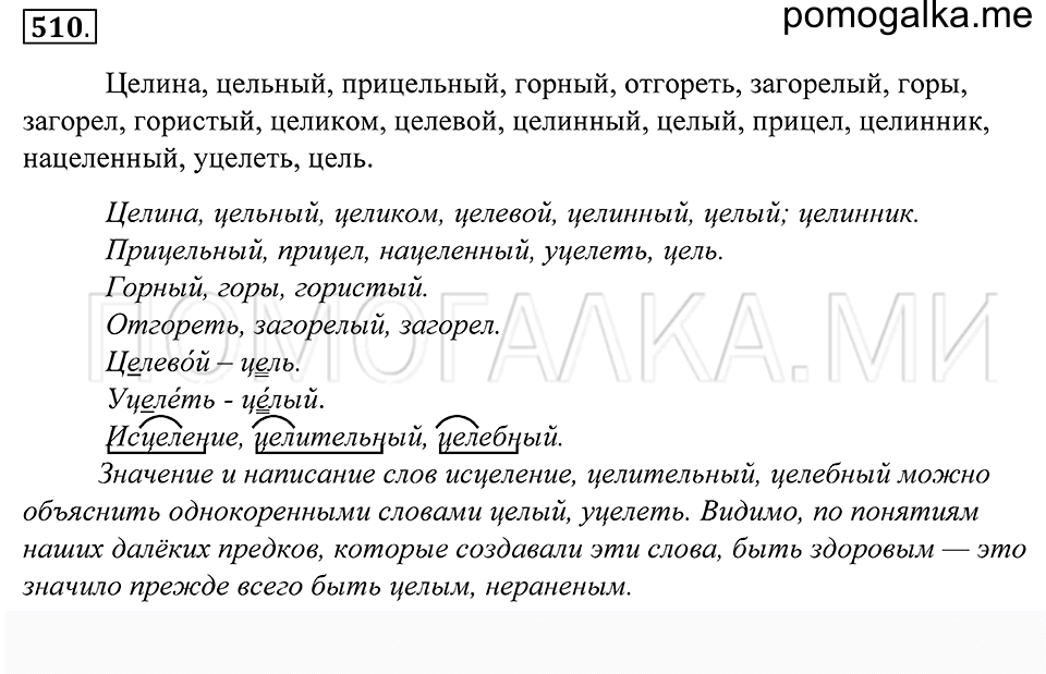 упражнение 510 русский язык 5 класс Купалова 2012 год