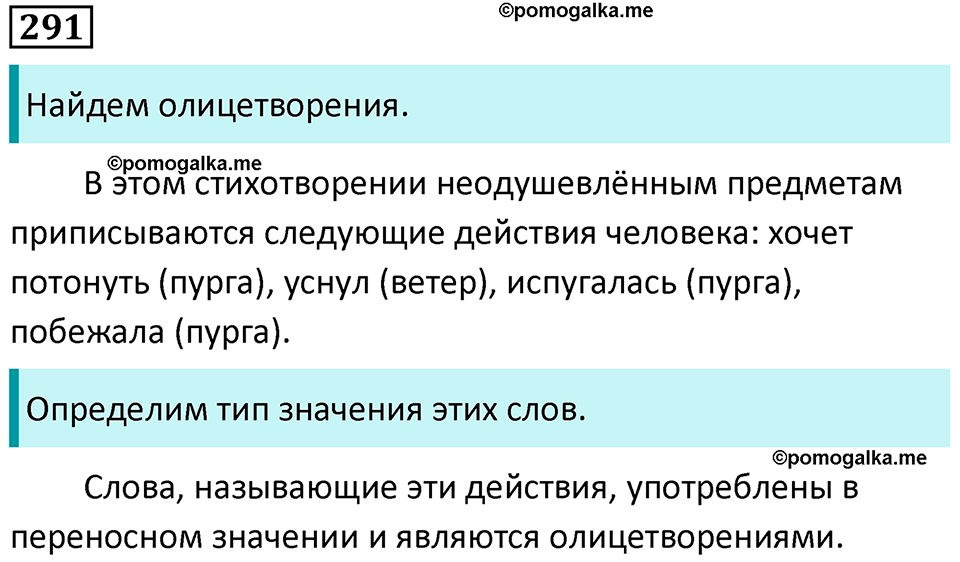 упражнение 291 русский язык 5 класс Ладыженская, Баранов 2023 год