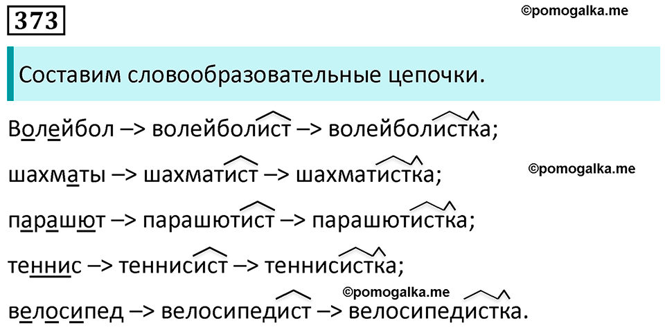 упражнение 373 русский язык 5 класс Ладыженская, Баранов 2023 год