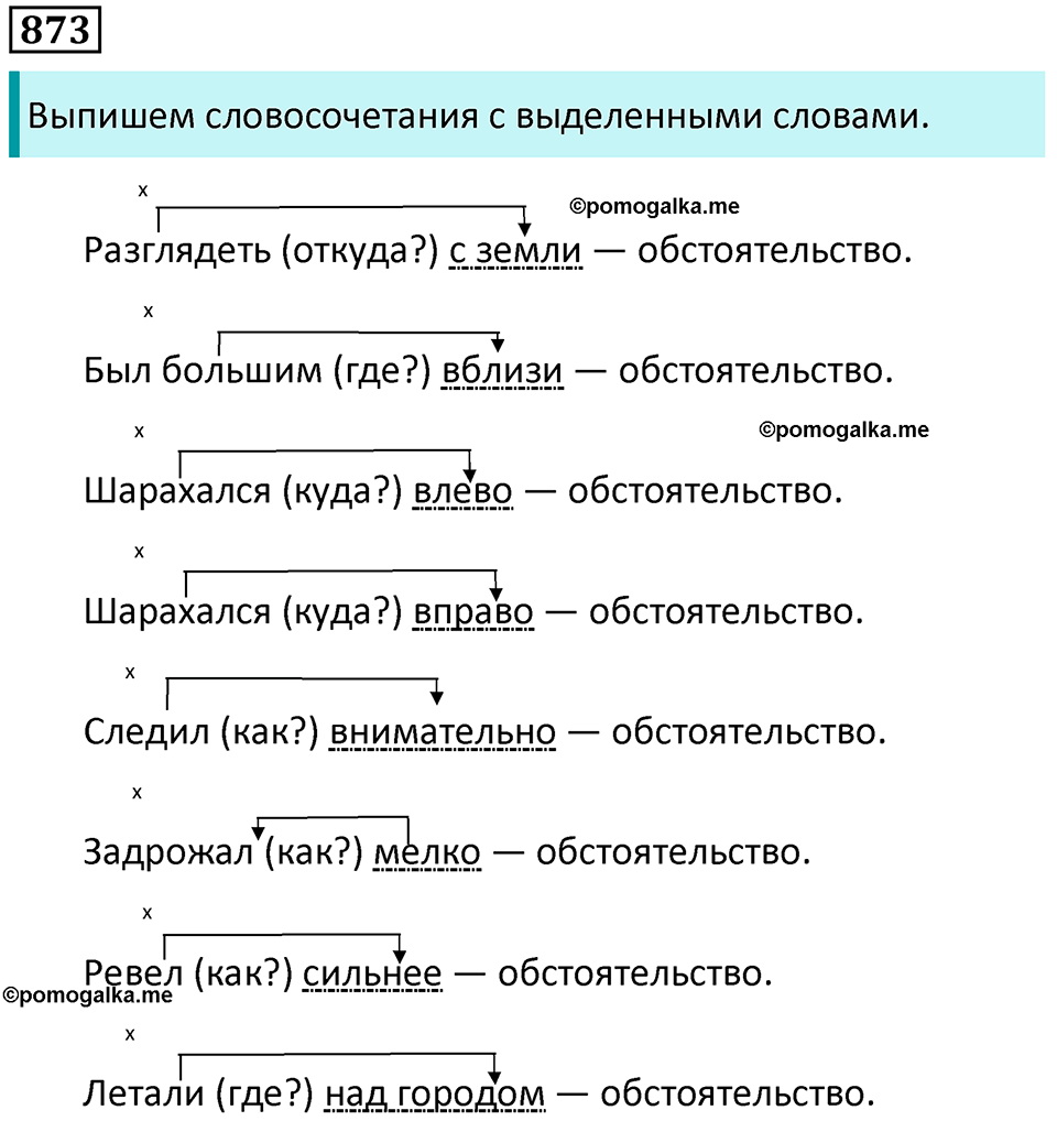 упражнение 873 русский язык 5 класс Ладыженская, Баранов 2023 год