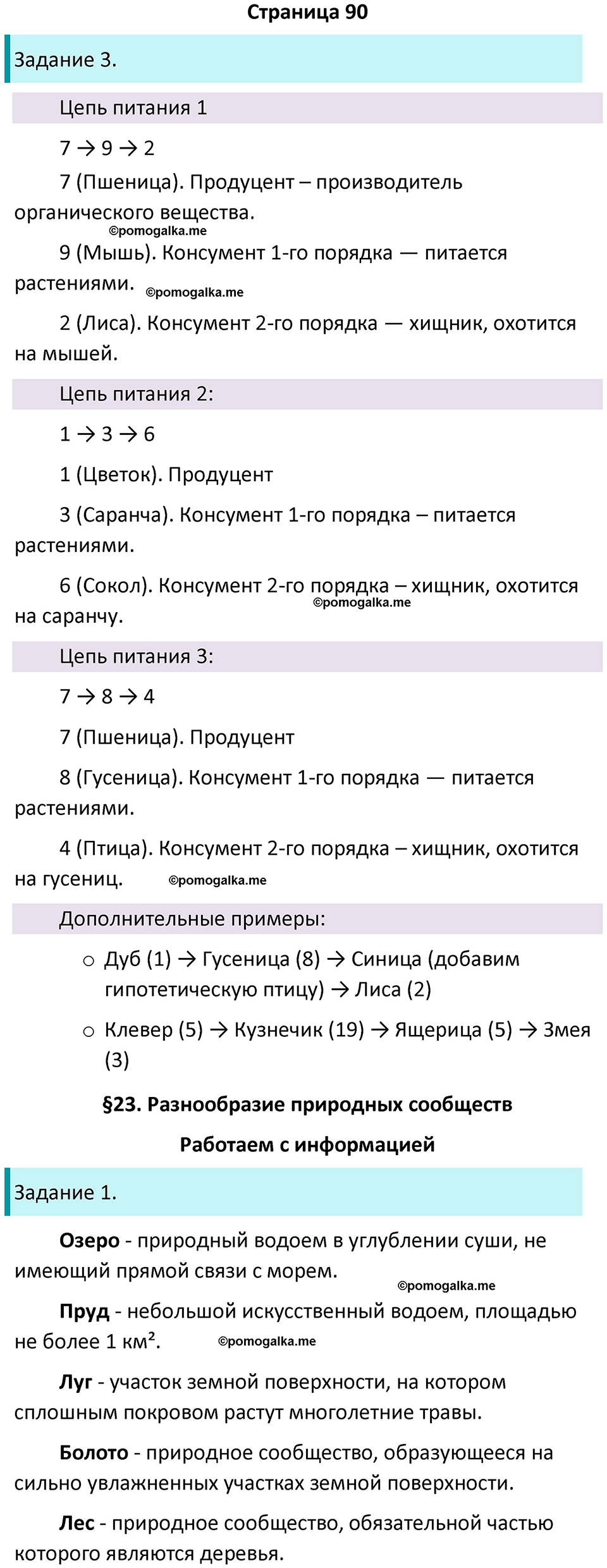 страница 90 биология 5 класс Пасечник, Суматохин рабочая тетрадь 2024 год