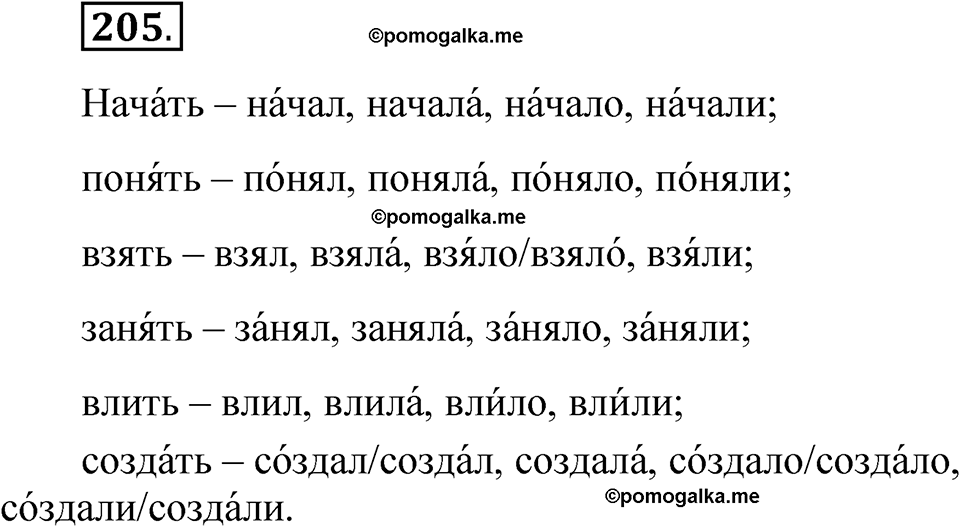 часть 1 страница 103 упражнение 205 русский язык 5 класс Рыбченкова учебник 2023 год
