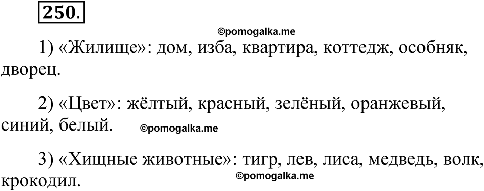 часть 1 страница 123 упражнение 250 русский язык 5 класс Рыбченкова учебник 2023 год
