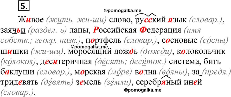 часть 1 страница 9 упражнение 5 русский язык 5 класс Рыбченкова учебник 2023 год