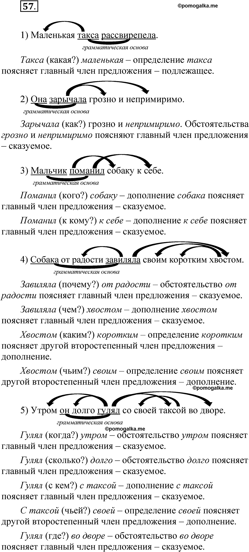 часть 2 страница 31 упражнение 57 русский язык 5 класс Рыбченкова учебник 2023 год