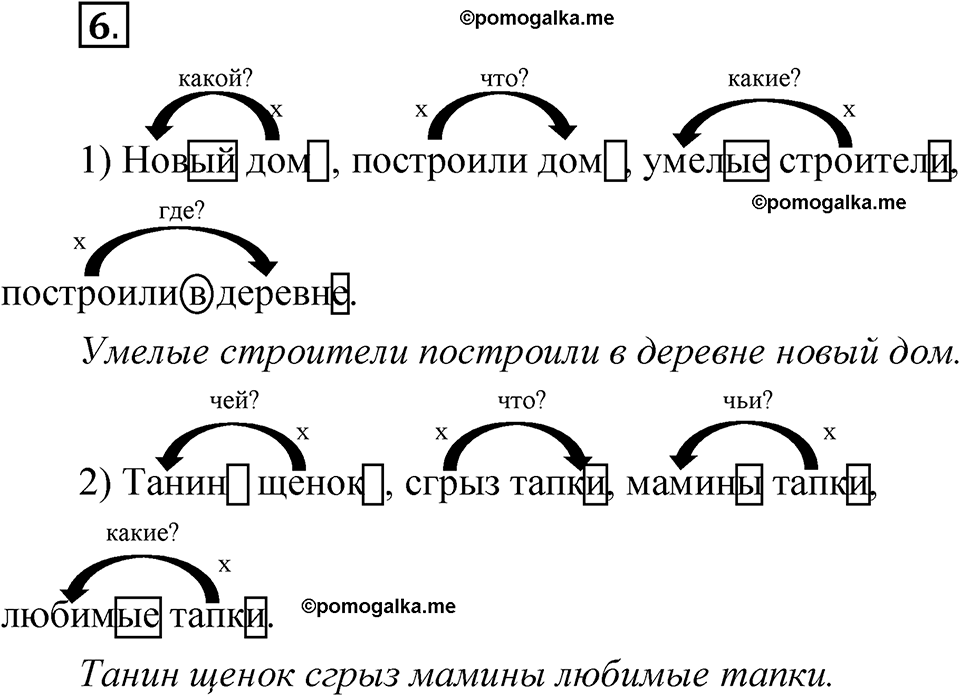 часть 2 страница 6 упражнение 6 русский язык 5 класс Рыбченкова учебник 2023 год