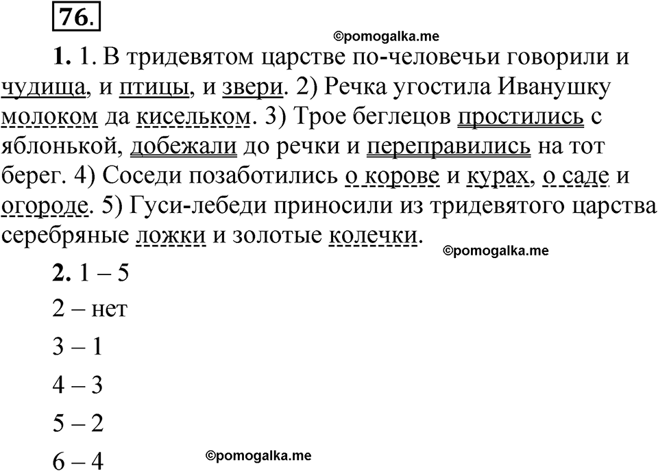 часть 2 страница 41 упражнение 76 русский язык 5 класс Рыбченкова учебник 2023 год