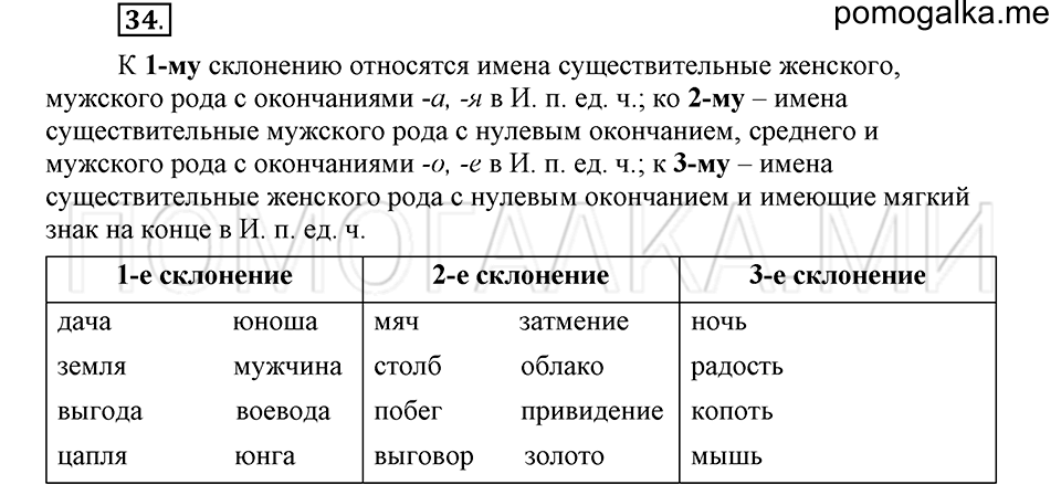 часть 1 страница 23 глава 1 упражнение 34 русский язык 5 класс Шмелёв 2018 год