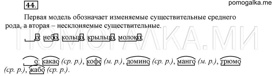 часть 2 страница 131 глава 6 упражнение 44 русский язык 5 класс Шмелёв 2018 год