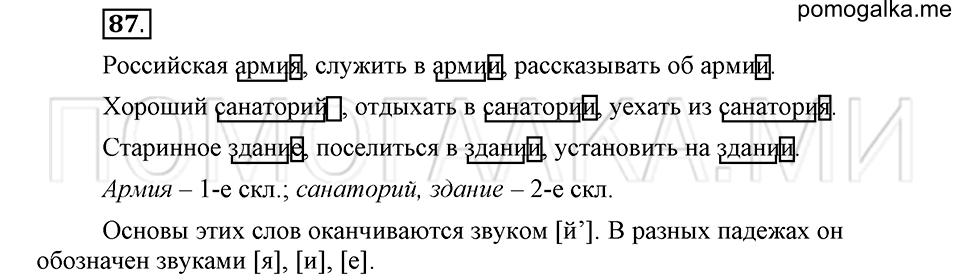 часть 2 страница 156 глава 6 упражнение 87 русский язык 5 класс Шмелёв 2018 год