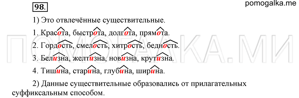 часть 2 страница 161 глава 6 упражнение 98 русский язык 5 класс Шмелёв 2018 год