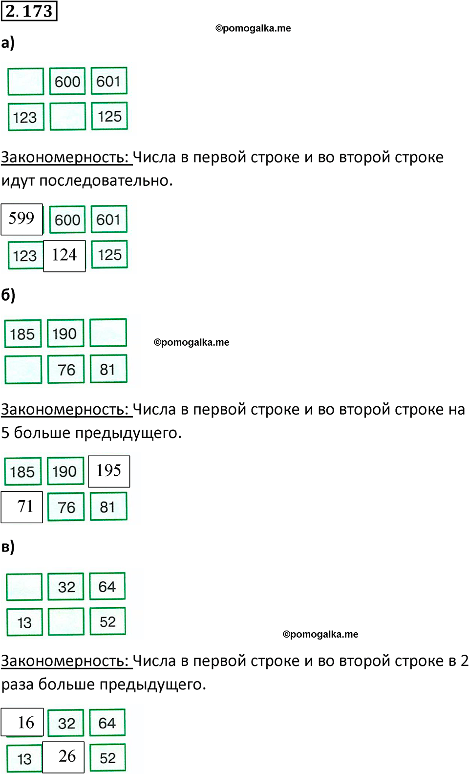 страница 66 задача 2.173 математика 5 класс Виленкин часть 1 просвещение ФГОС 2023