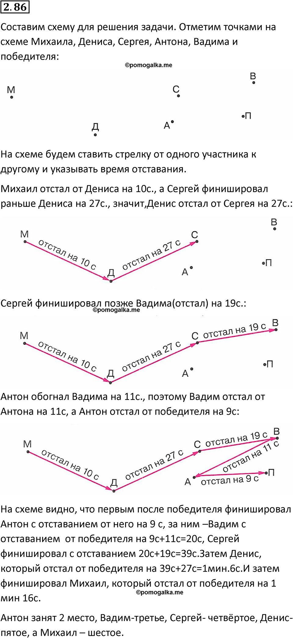 страница 55 задача 2.86 математика 5 класс Виленкин часть 1 просвещение ФГОС 2023
