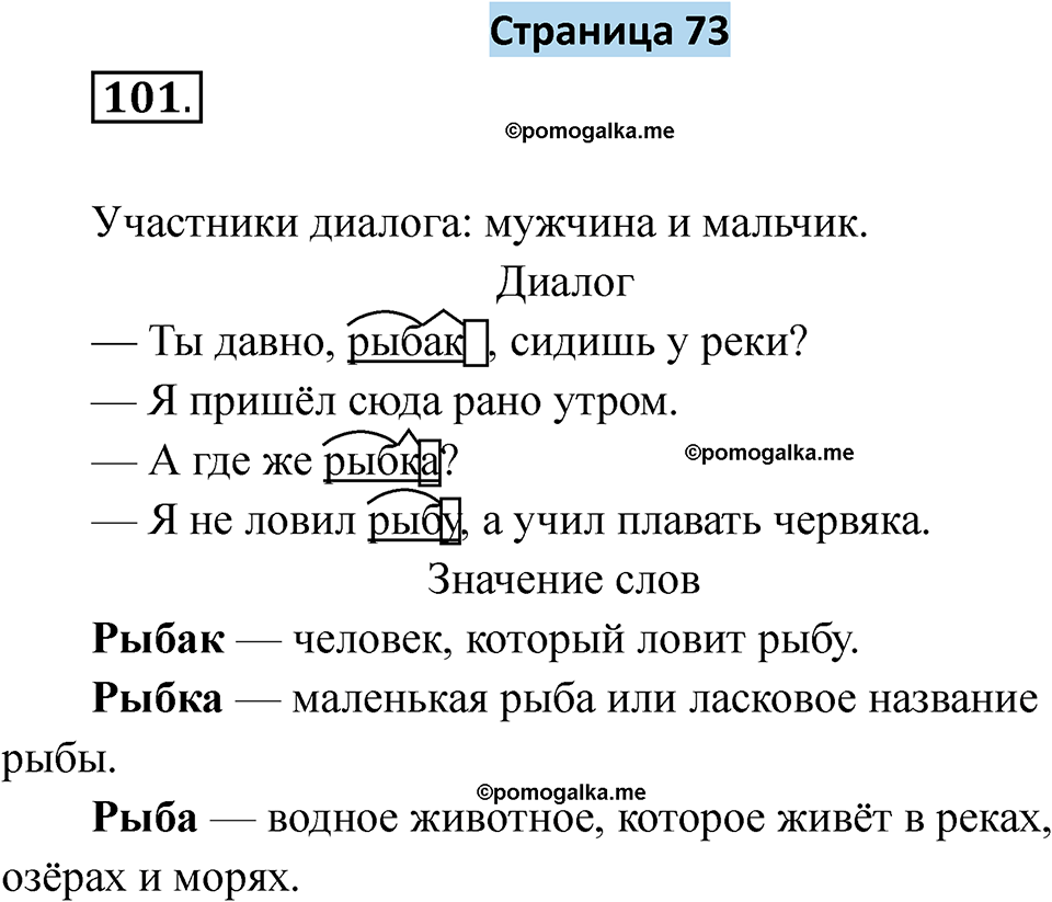 страница 73 русский язык 5 класс Якубовская, Галунчикова 2025 год