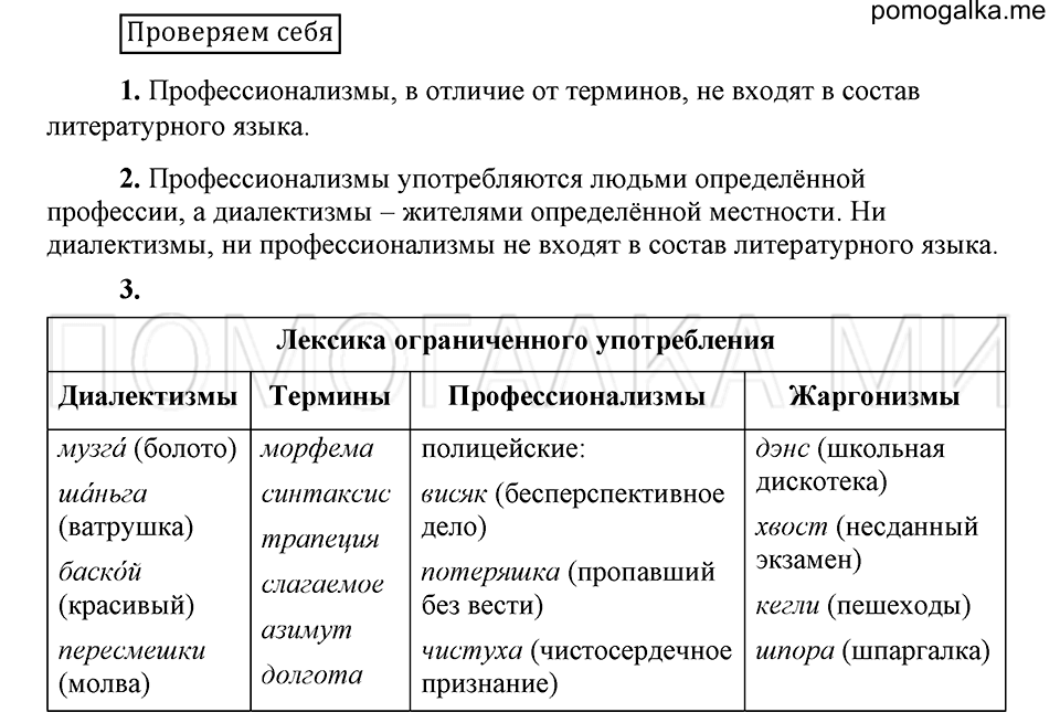 Страница 106, Проверяем себя, русский язык 6 класс Быстрова, Кибирева 1 часть 2019 год