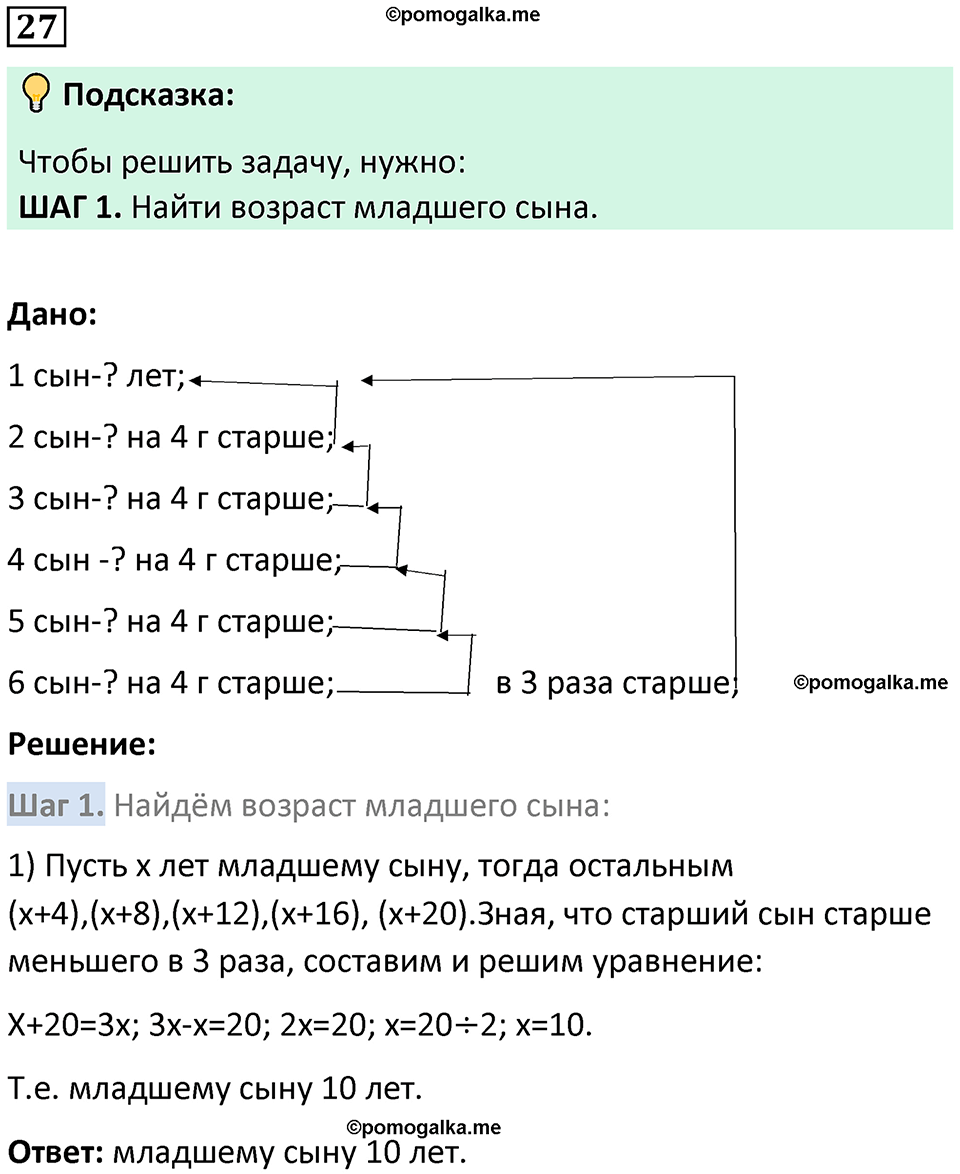 страница 10 часть 2 номер 27 математика 6 класс Дорофеев, Петерсон учебник 2024