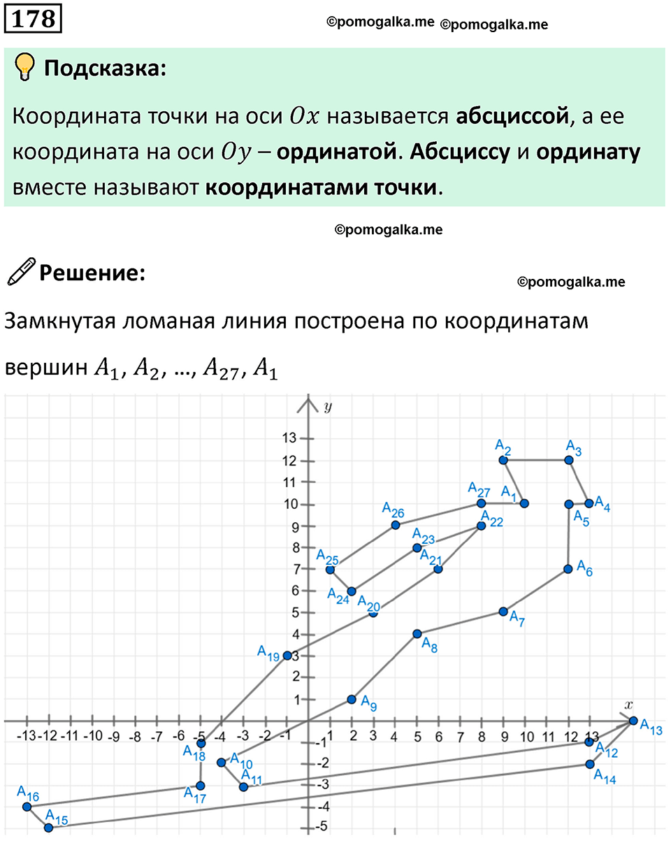 страница 40 часть 3 номер 178 математика 6 класс Дорофеев, Петерсон учебник 2024