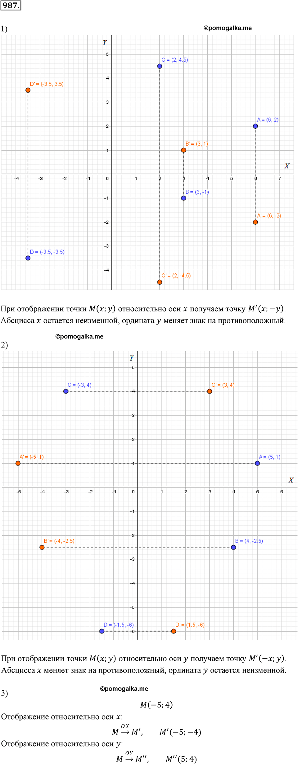 страница 256 номер 987 математика 6 класс Дорофеев 2021